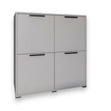 Тумба четырехдверная LION Краш 82x43x86 см Кашемир (LION-041762)