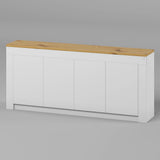 Большой комод LION Ларри-1 Нимфея альба/Дуб Артизан (LION-041045)