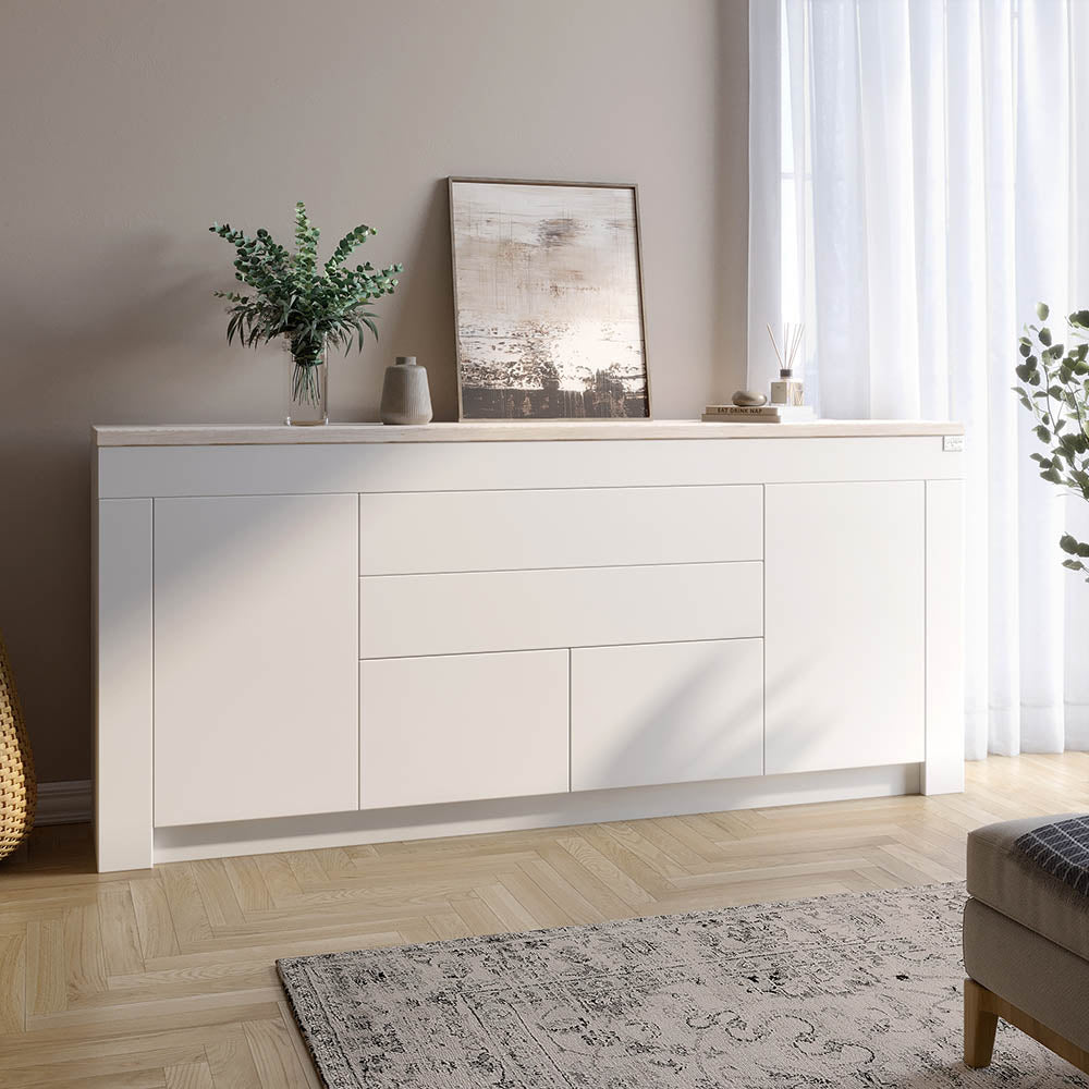 Большой комод LION Ларри-2 Нимфея альба/Самоа дымчатый (LION-041068)