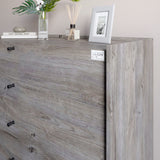 Гарнитур в спальню комод и прикроватная тумба на 1 ящик LION Wood Дуб Сонома (LION-041529)