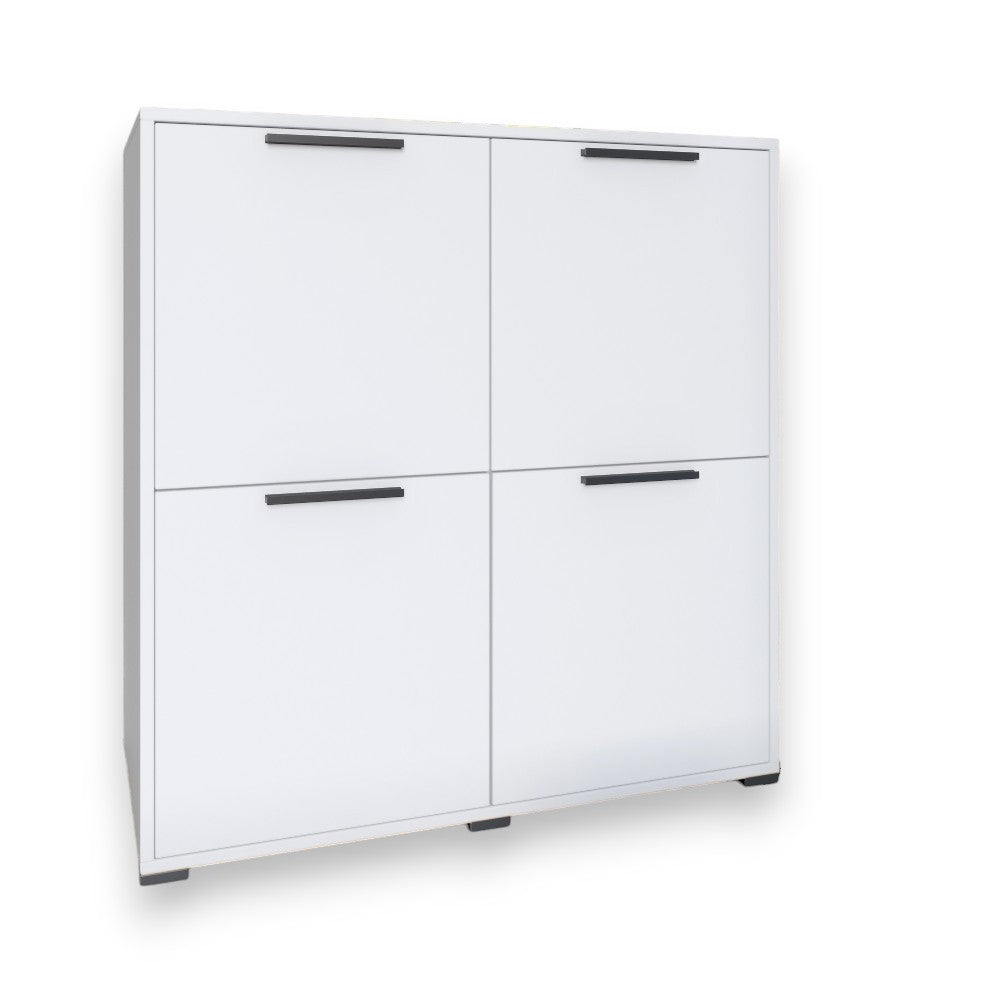 Тумба четырехдверная LION Краш 82x43x86 см Нимфея альба (LION-041763)