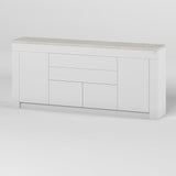 Большой комод LION Ларри-2 Нимфея альба/Бетон Style (LION-041059)