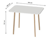 Обеденный стол LION Маями-2 деревянные ножки Дуб ливорно (LION-041167)