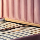 Двуспальная кровать с подъемным механизмом LION Нино 160x200 см SILK 201 Фисташковая (LION-045056)