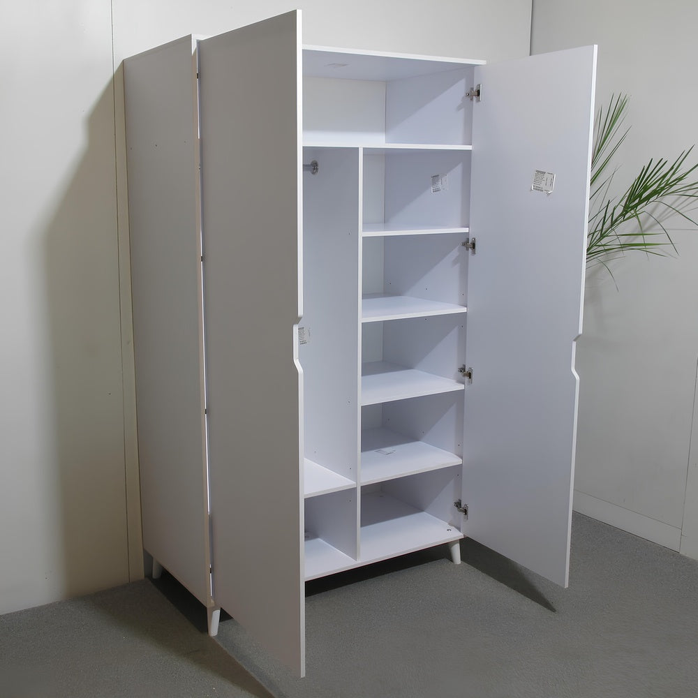 Шкаф двухдверный с черными ножками М-ЗОН Борн 1200 Дуб Артизан (MZN-031060)