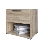 Тумба прикроватная LION Краш с выдвижным ящиком Дуб сонома трюфель (LION-044132)