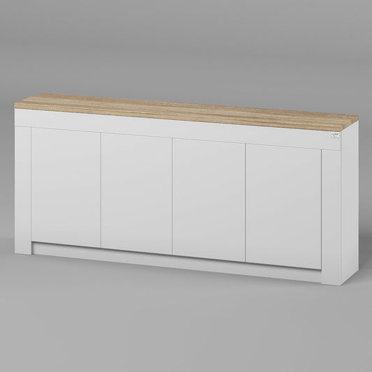 Большой комод LION Ларри-1 Нимфея альба/Дуб Сонома (LION-041047)