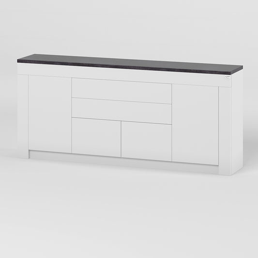 Большой комод LION Ларри-2 Нимфея альба/Бетон Теный (LION-041060)