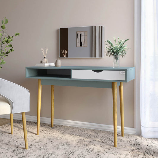 Письменный стол LION Сканди-1 Нимфея Альба (белый)/Гранит серый (LION-041196)