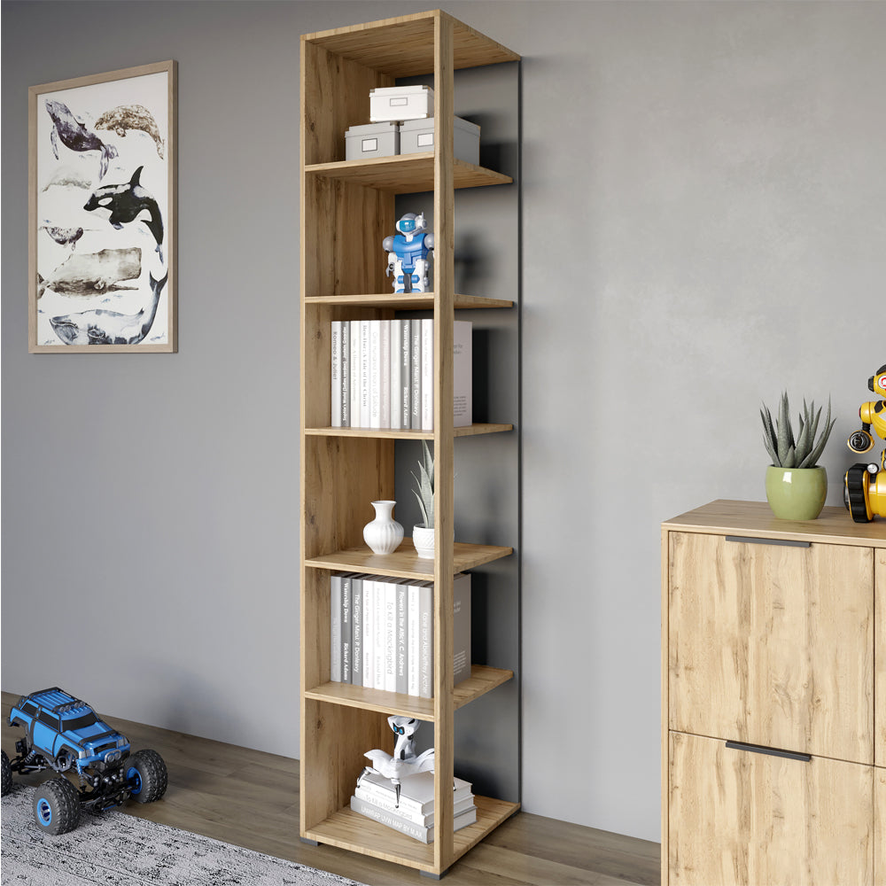 Гарнитур для комнаты LION Краш Дуб аппалачи/Антрацит из 4 элементов (LION-044183)