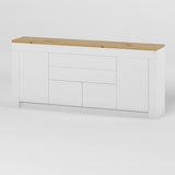 Большой комод LION Ларри-2 Нимфея альба/Дуб Артизан (LION-041061)