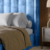 Двуспальная кровать LION Нино 160x200 см SILK 501 Небесно-голубой (LION-045048)