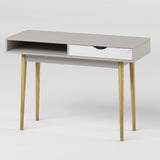 Письменный стол LION Сканди-1 Нимфея Альба (белый)/Кашемир (LION-041197)