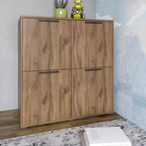 Тумба четырехдверная LION Краш 82x43x86 см Дуб ливорно (LION-041756)