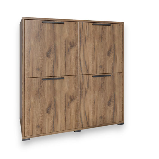 Тумба четырехдверная LION Краш 82x43x86 см Дуб ливорно (LION-041756)
