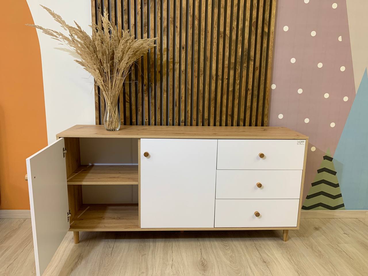 Комод LION Хьюге-5 Бетон Style (LION-041102)