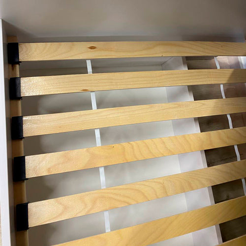 Детская полуторная кровать LION Л-7 с ящиками и ламелями Лили-95 120x200 см Бетон темный (LION-044243)