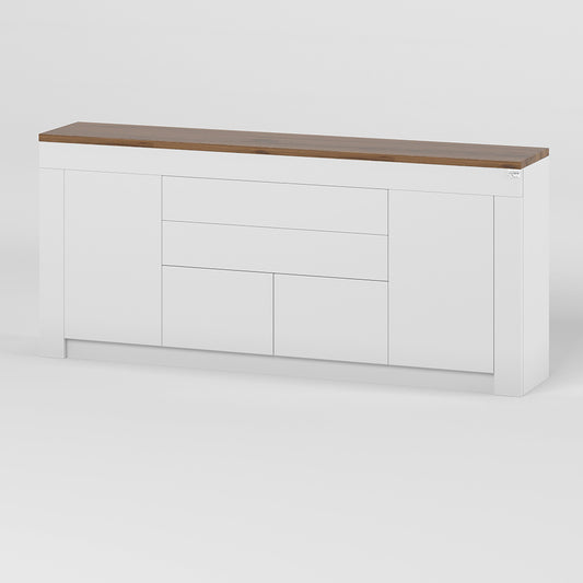 Большой комод LION Ларри-2 Нимфея альба/Дуб Ливорно (LION-041062)