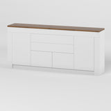 Большой комод LION Ларри-2 Нимфея альба/Дуб Ливорно (LION-041062)