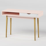 Письменный стол LION Сканди-1 Нимфея Альба (белый)/Розовый (LION-041198)