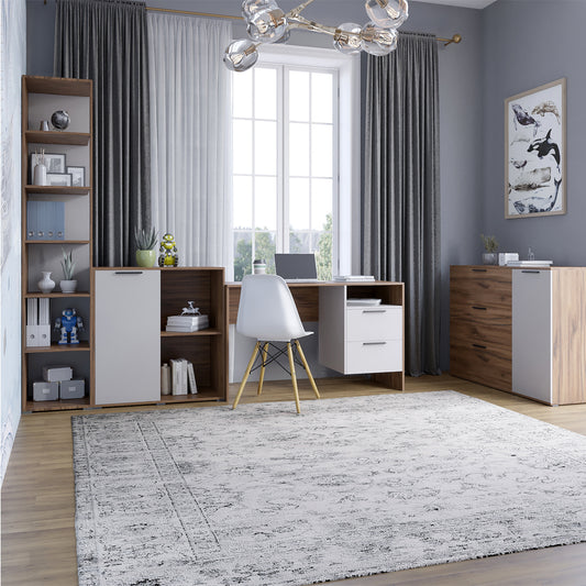 Гарнитур для комнаты LION Краш Дуб ливорно/Кашемир из 4 элементов (LION-044185)