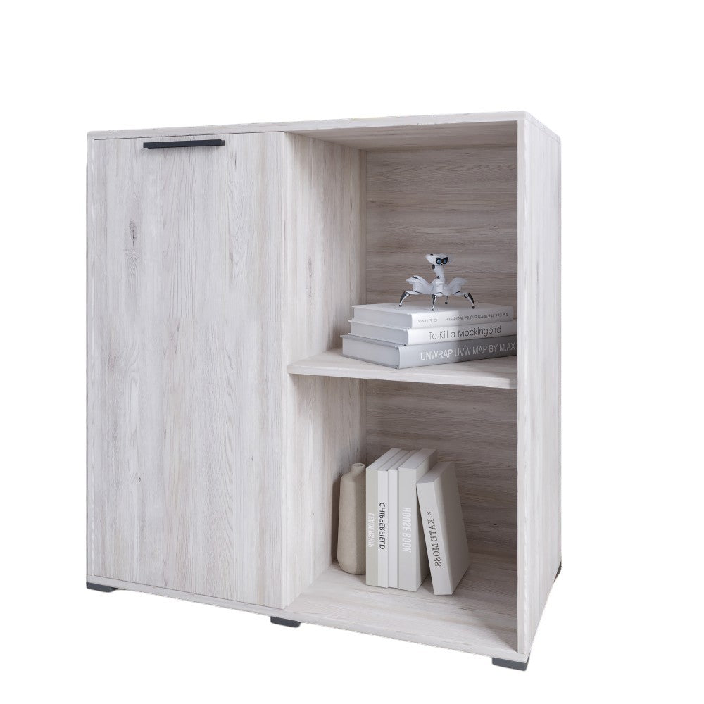 Тумба однодверная LION Краш 82x43x86 см Самоа дымчатый (LION-044115)