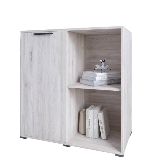 Тумба однодверная LION Краш 82x43x86 см Самоа дымчатый (LION-044115)