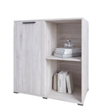 Тумба однодверная LION Краш 82x43x86 см Самоа дымчатый (LION-044115)