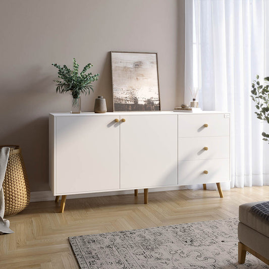 Комод LION Хьюге-5 Нимфея Альба (белый) (LION-041113)