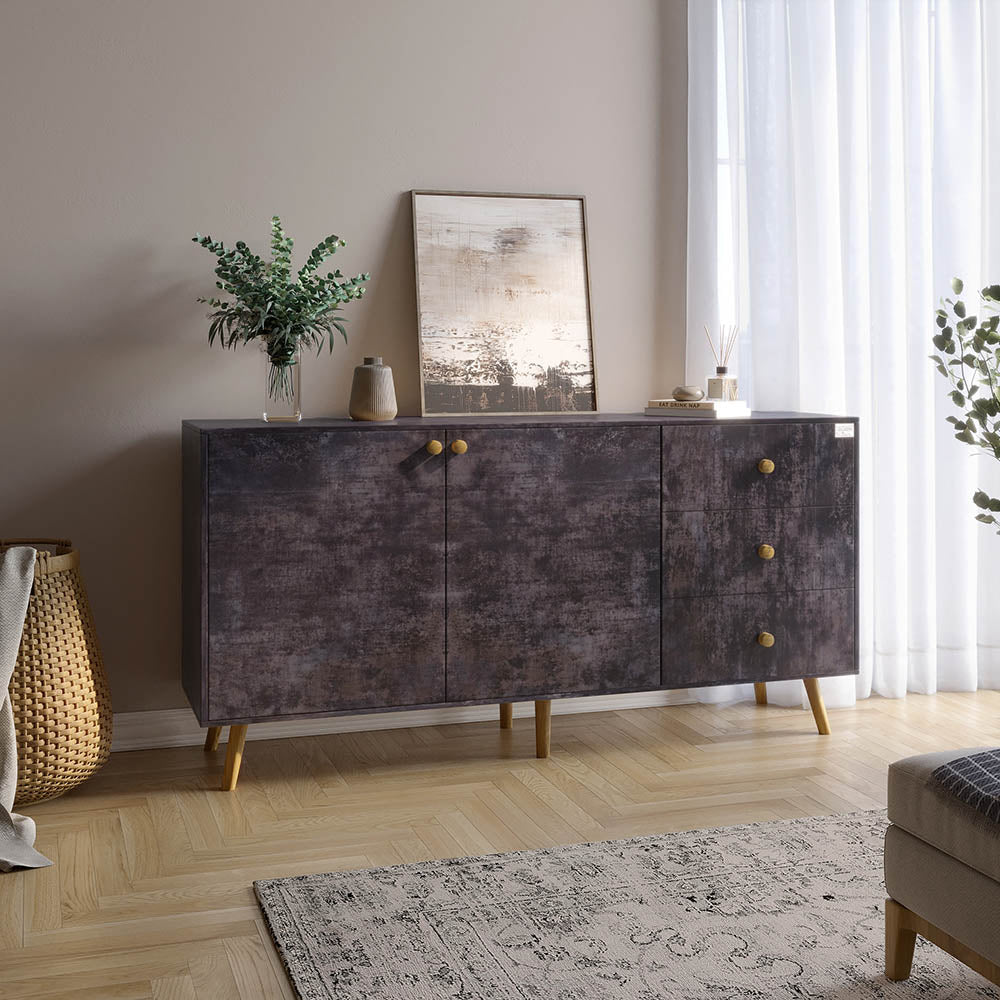 Комод LION Хьюге-5 Бетон темный (LION-041103)