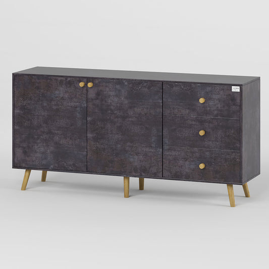 Комод LION Хьюге-5 Бетон темный (LION-041103)