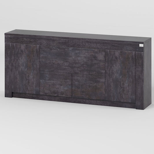 Большой комод LION Ларри-2 Бетон темный (LION-041073)