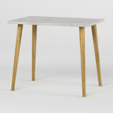 Обеденный стол LION Маями-2 деревянные ножки Бетон (LION-041171)