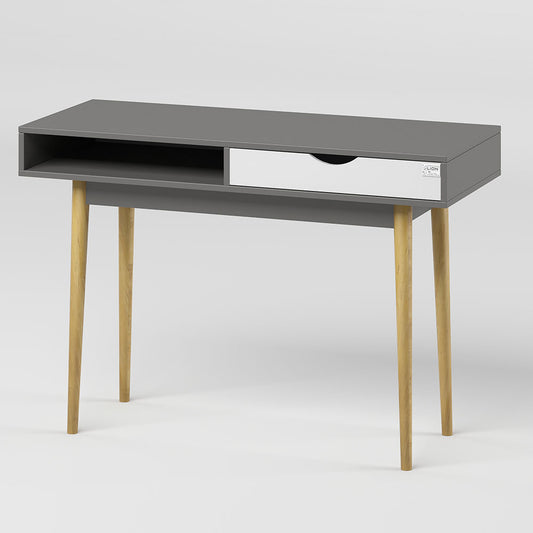 Письменный стол LION Сканди-1 Нимфея Альба (белый)/Антрацит (LION-041189)