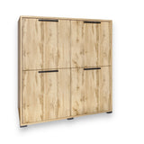 Тумба четырехдверная LION Краш 82x43x86 см Дуб аппалачи (LION-041758)