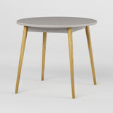 Обеденный стол круглый LION Маями-1 деревянные ножки Кашемир (LION-041156)