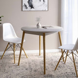 Обеденный стол круглый LION Маями-1 деревянные ножки Кашемир (LION-041156)