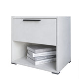 Тумба прикроватная LION Краш с выдвижным ящиком Бетон style (LION-044127)