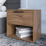 Тумба прикроватная LION Краш с выдвижным ящиком Дуб леворно (LION-044137)