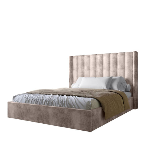 Двуспальная кровать с подъемным механизмом LION Нино 180x200 см SILK 402 Лотус (LION-045032)