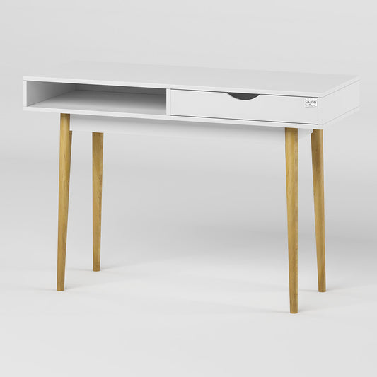 Письменный стол LION Сканди-1 Нимфея Альба (белый) (LION-041212)