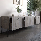 Гарнитур в спальню 2 тумбы под телевизор LION Wood Дуб Сонома (LION-041527)