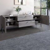 Гарнитур в спальню 2 тумбы под телевизор LION Wood Дуб Сонома (LION-041527)