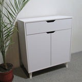 Комод в гостиную с ножками в цвете Орех светлый М-ЗОН Борн 750 Дуб Артизан/Антрацит (MZN-031045)