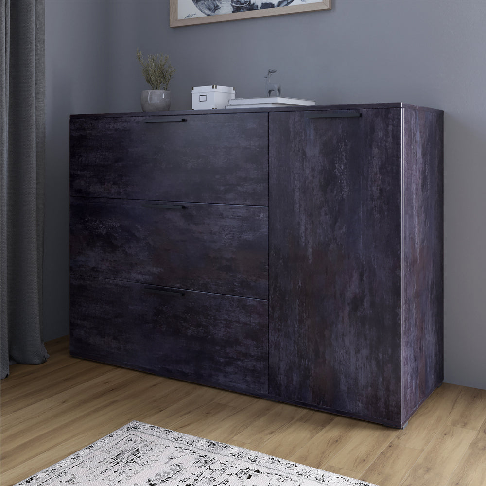 Гарнитур для комнаты LION Краш Бетон темный из 4 элементов (LION-044189)