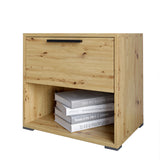 Тумба прикроватная LION Краш с выдвижным ящиком Дуб артизан (LION-044139)