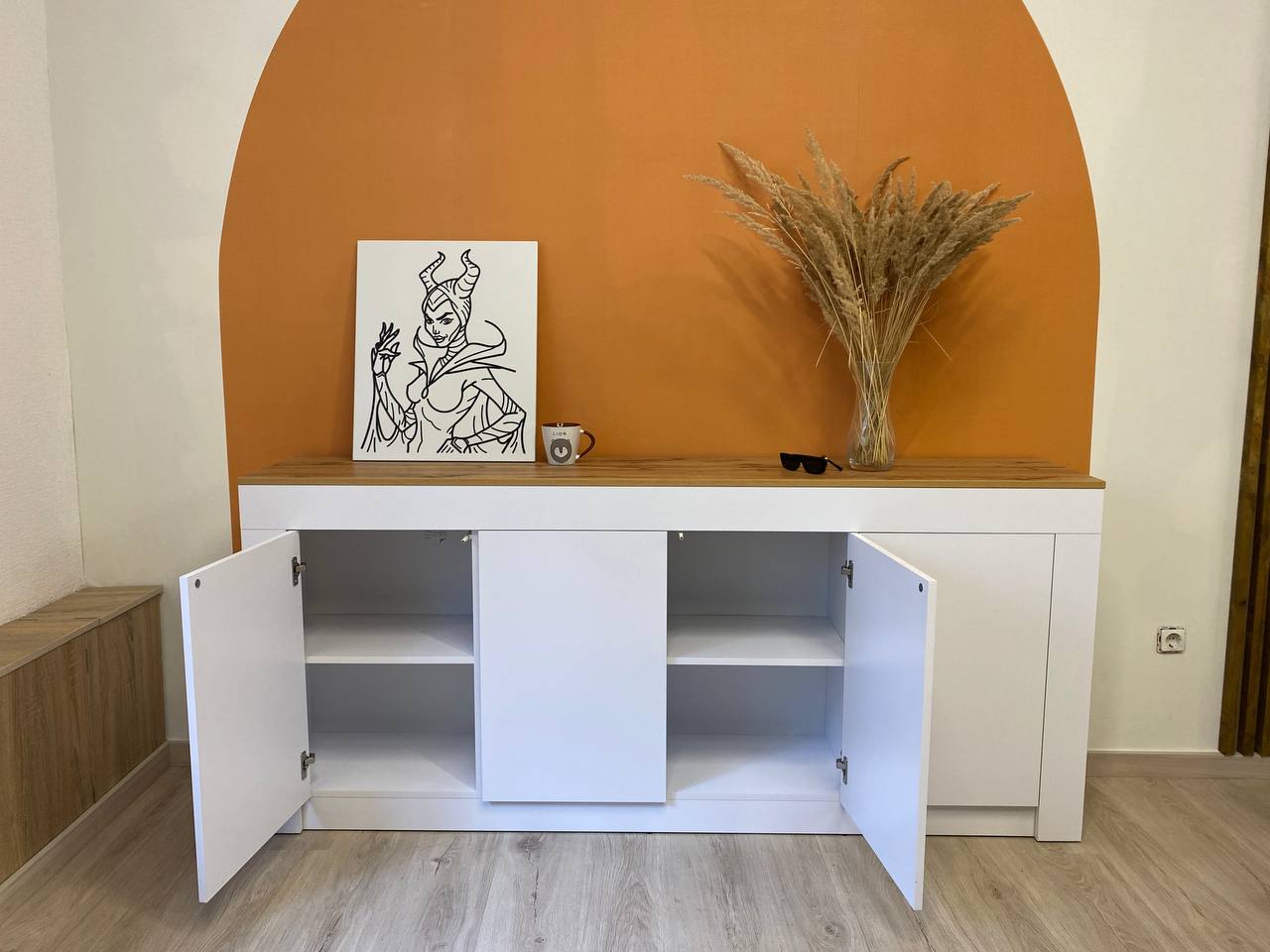 Большой комод LION Ларри-1 Дуб Сонома Трюфель (LION-041038)