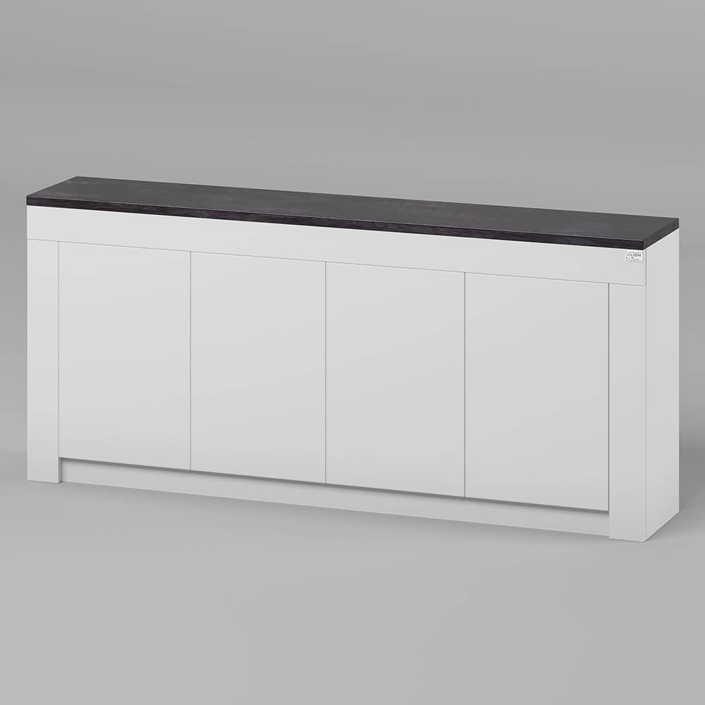 Большой комод LION Ларри-1 Нимфея альба/Бетон Темный (LION-041043)