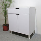 Комод в гостиную с белыми ножками М-ЗОН Борн 750 Дуб Артизан (MZN-031040)