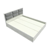 Кровать двуспальная Эверест КЛ-1400 Лайт (щит ДСП под матрас) 140х200 см Дуб Крафт белый (DTM-071070)